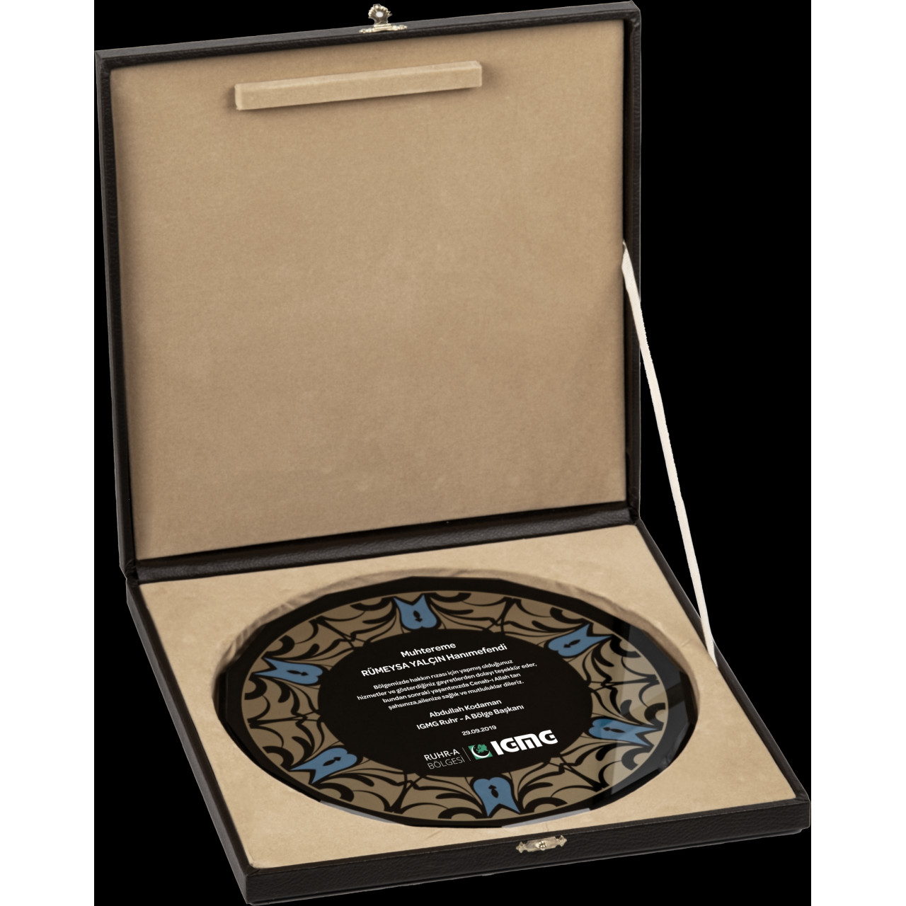 PB1508 Tabak Kristal Plaket