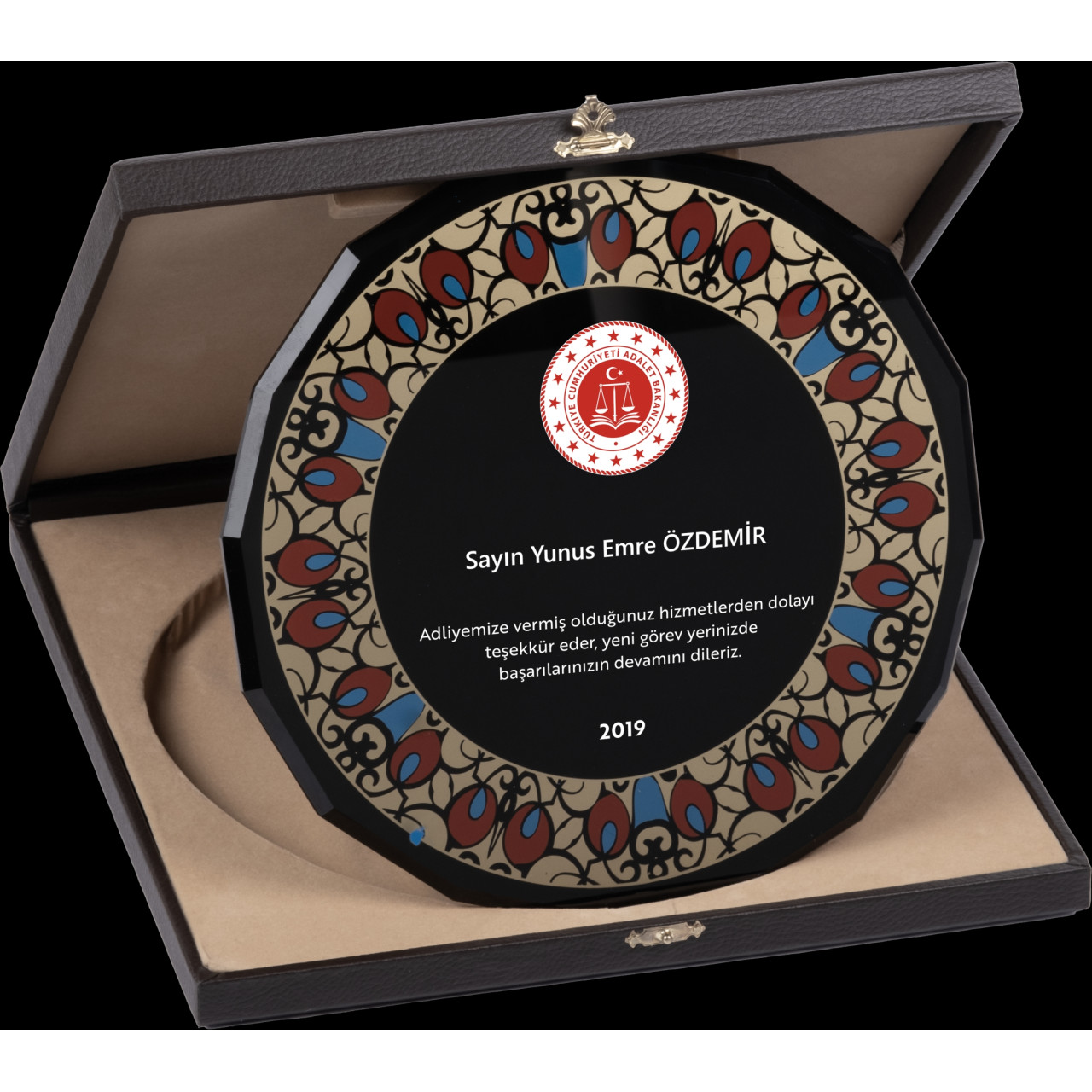 PB1509 Tabak Kristal Plaket