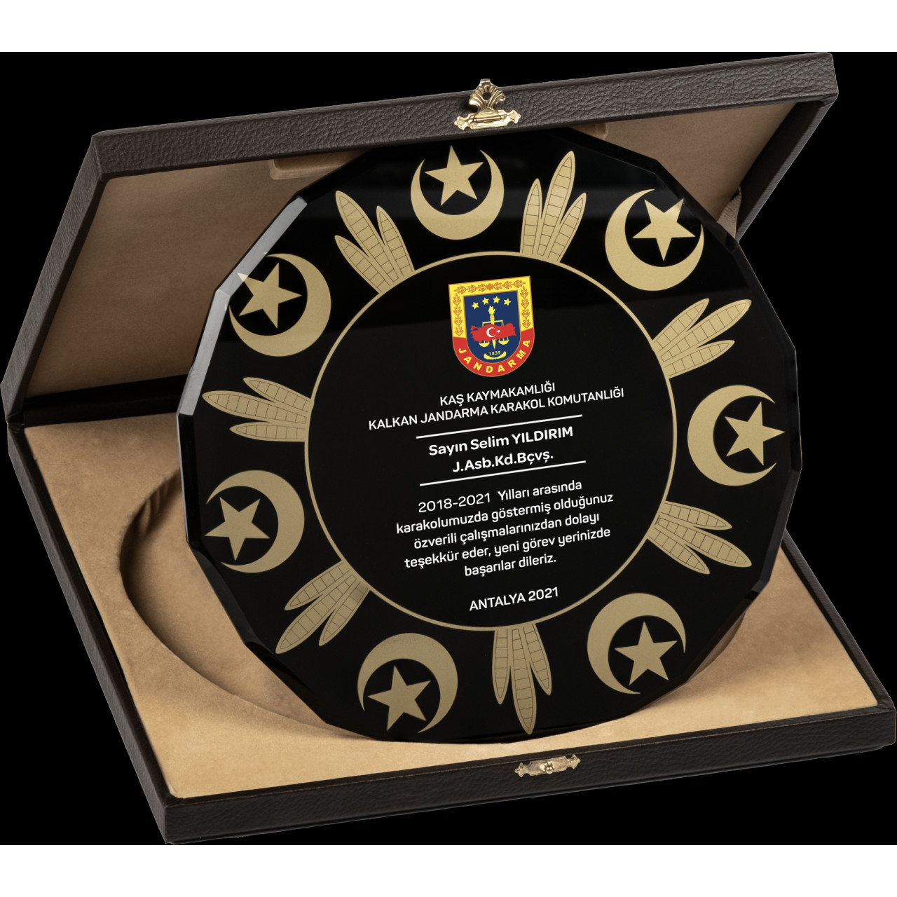 PB1510 Tabak Kristal Plaket