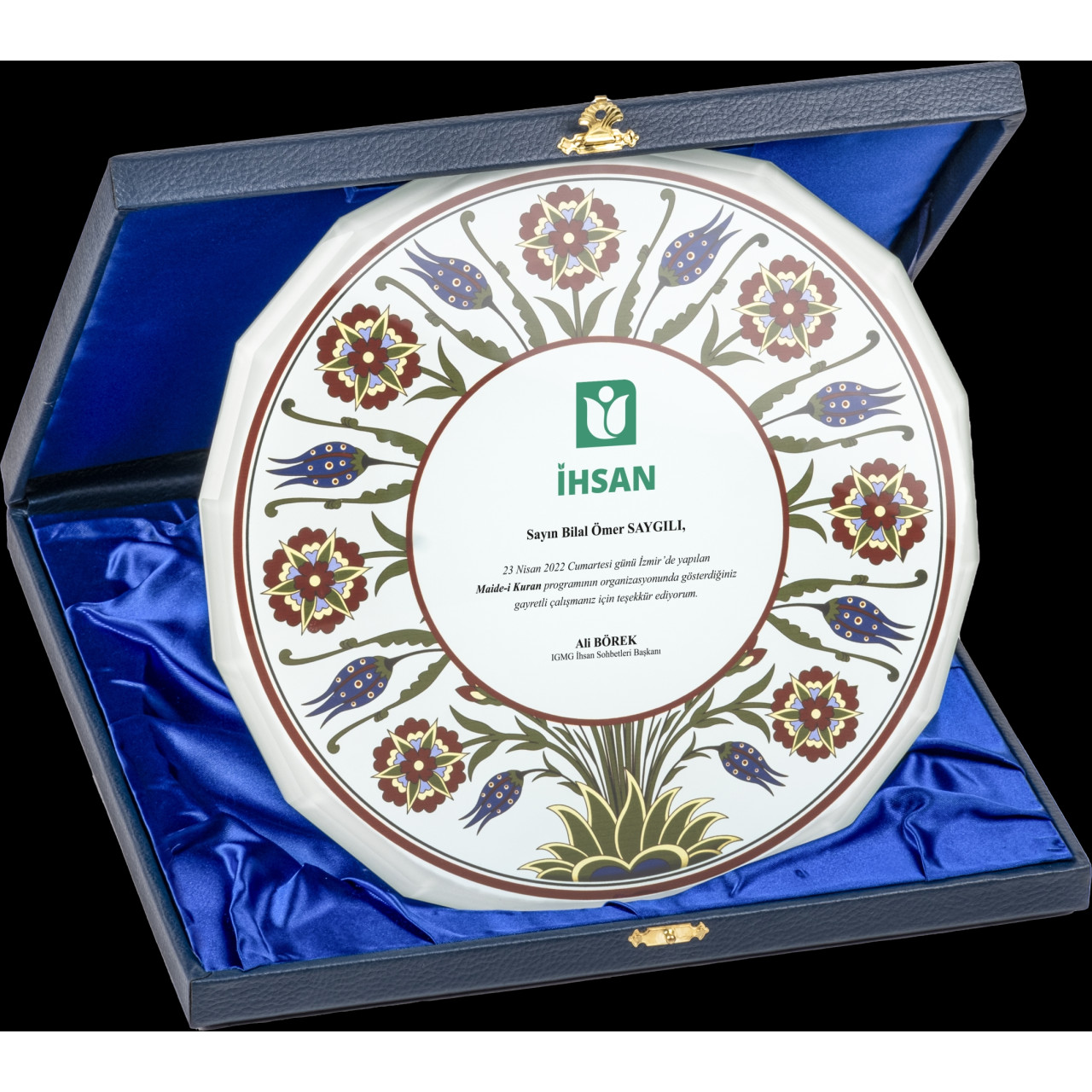 PB1603 Tabak Kristal Plaket