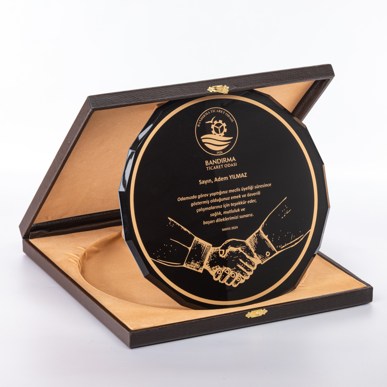 PB1614 Tabak Kristal Plaket