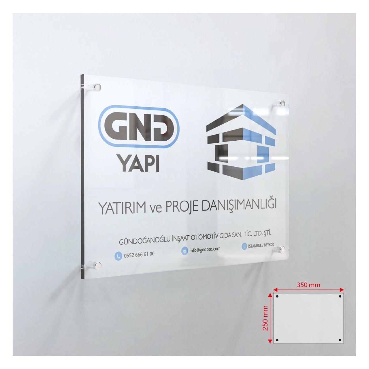 PB-293 Süblimasyonlu Kapı İsimliği