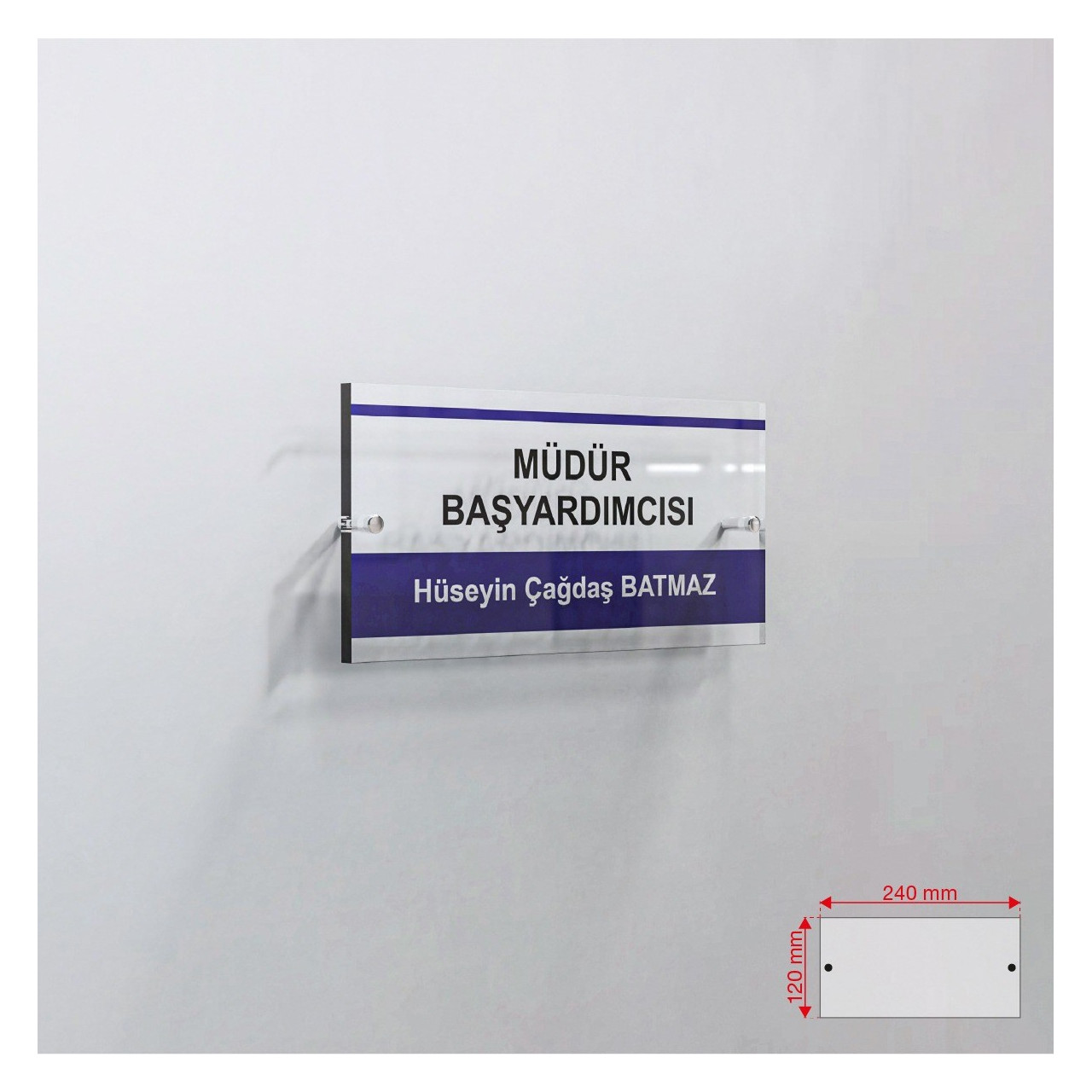PB-295 Süblimasyonlu Kapı İsimliği