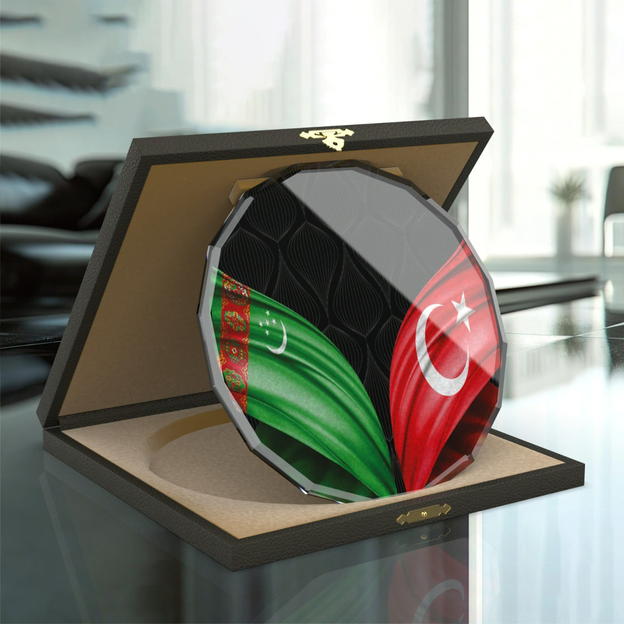 PB1499 Tabak Kristal Plaket