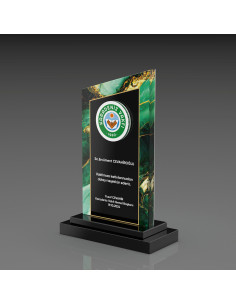 PB809 Kristal Plaket 2