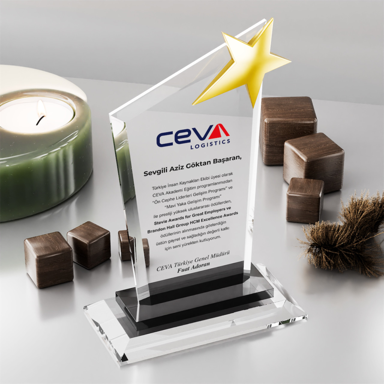 PB356 Kristal Plaket