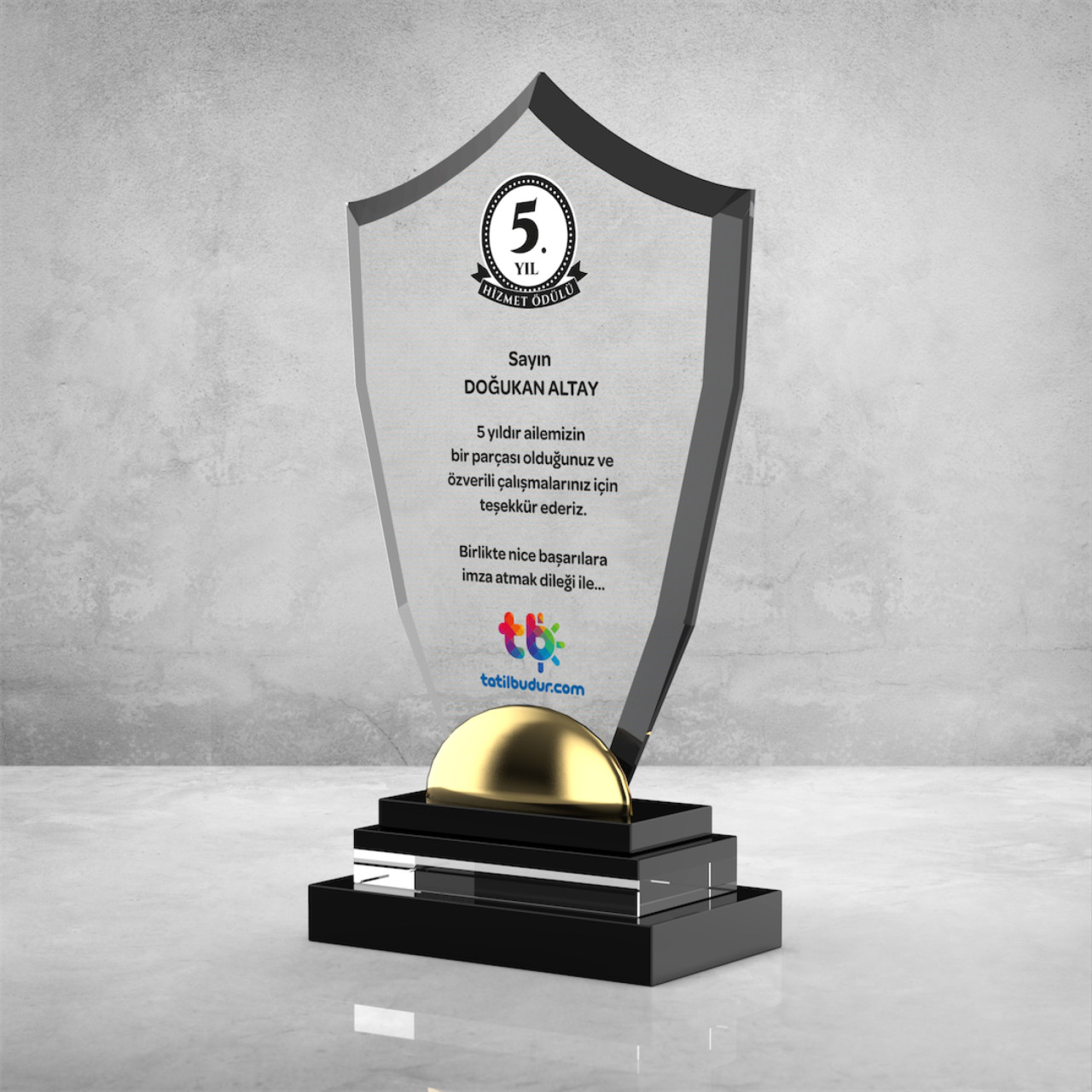 PB706 Kristal Plaket