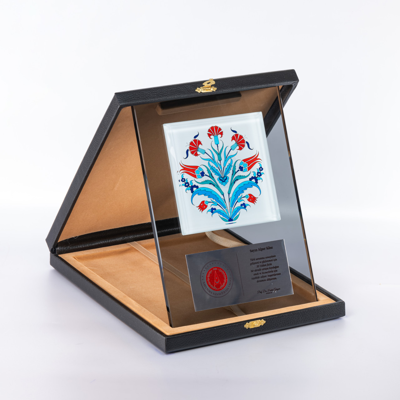 PB1103 Çinili Kristal Plaket