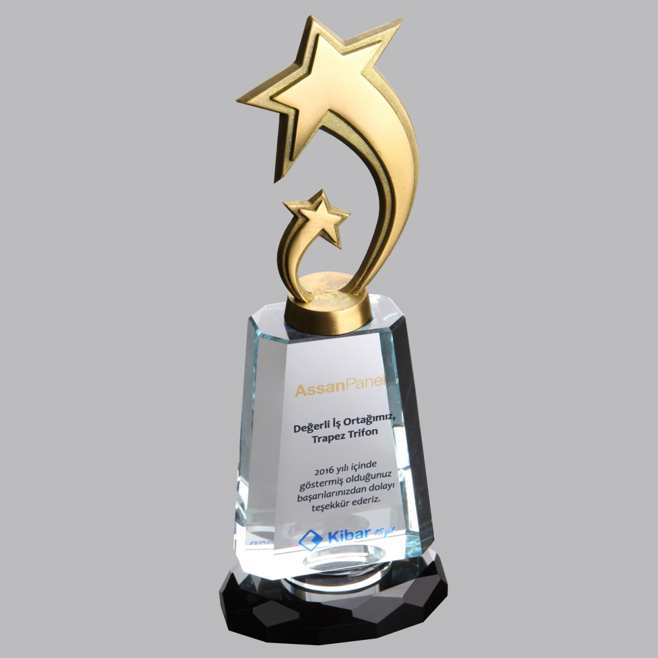 PB956 Kristal Plaket