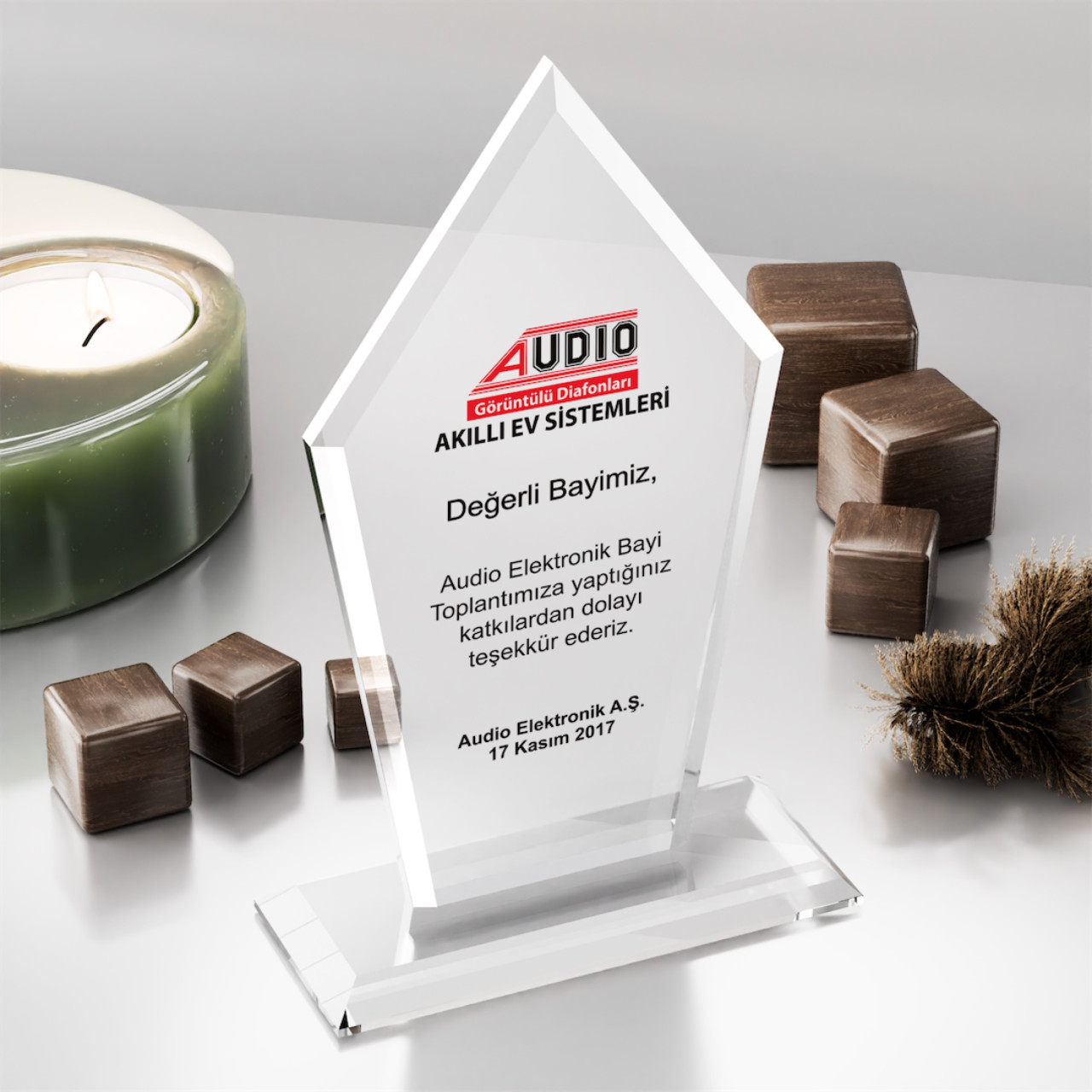 PB3006 Kristal Plaket