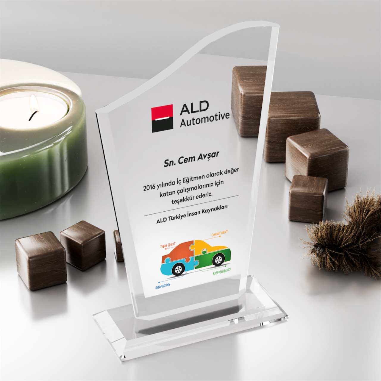 PB308 Kristal Plaket