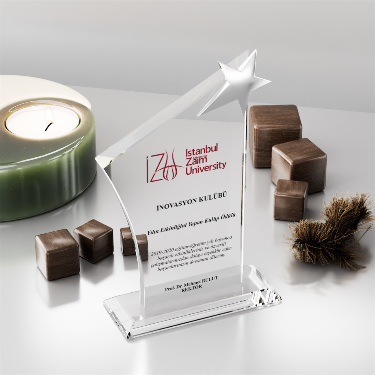 PB326 Kristal Plaket