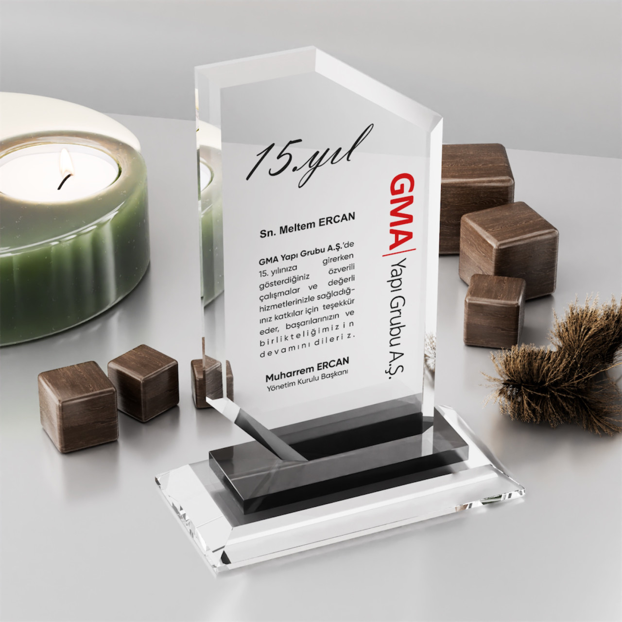 PB353 Kristal Plaket