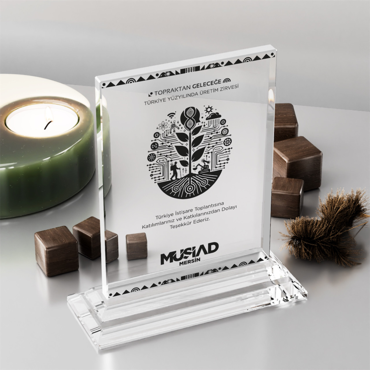 PB366 Kristal Plaket