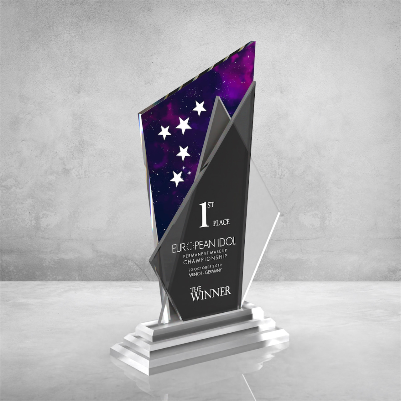 PB752 Kristal Plaket